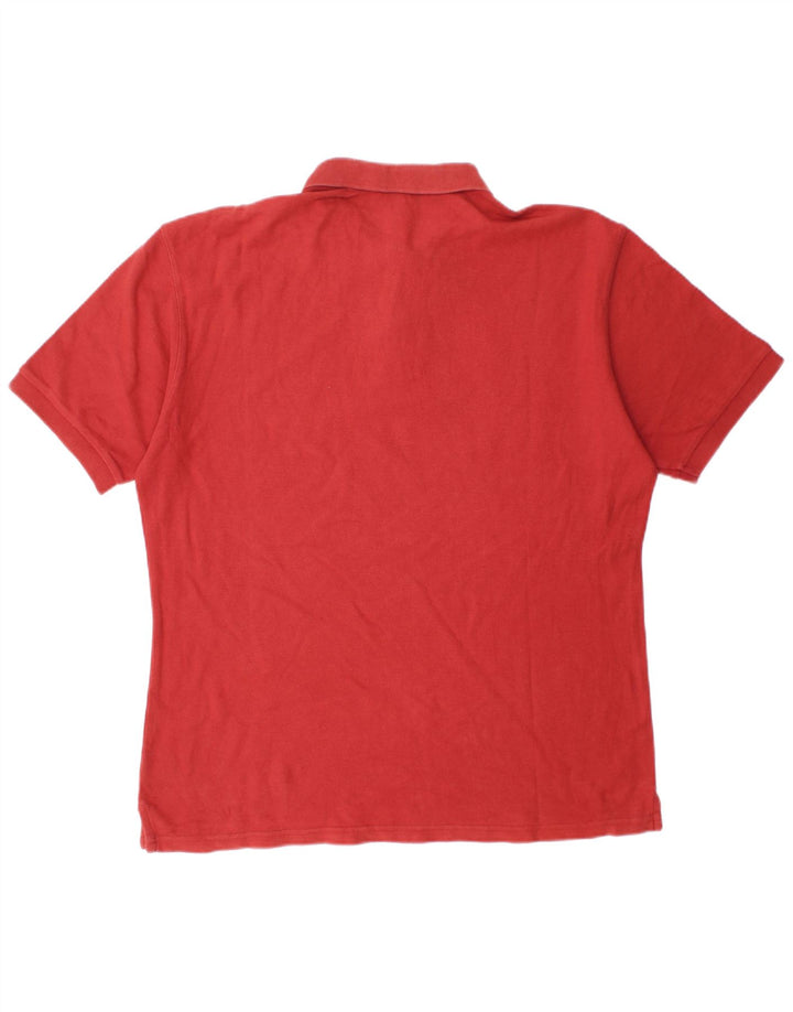 FILA Poloshirt til mænd Medium rød bomuld