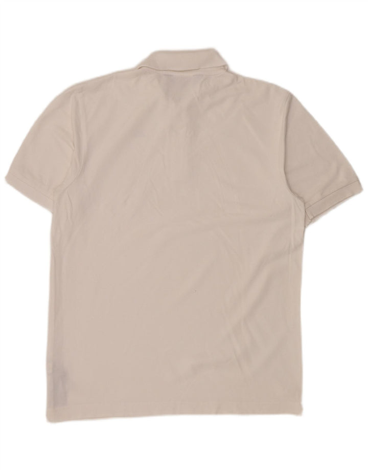Kappa Herren-Poloshirt, groß, weiße Baumwolle