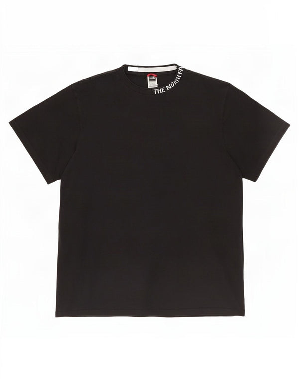 The North Face T-shirt graphique surdimensionné pour femme UK 16 Large Noir