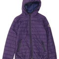 North Sails γυναικείο μπουφάν με κουκούλα UK 14 Medium Purple Nylon