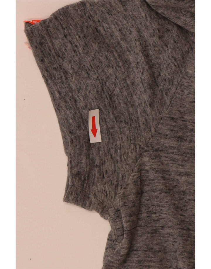 Superdry T-shirt top mellem grå bomuld til mænd