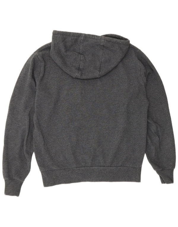 Ellesse Herre Grafisk Hoodie Jumper Medium Grå Bomuld