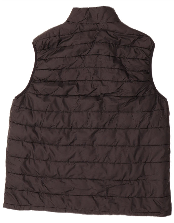 IZOD Mens Padded Gilet UK 40 Large Black Polyester