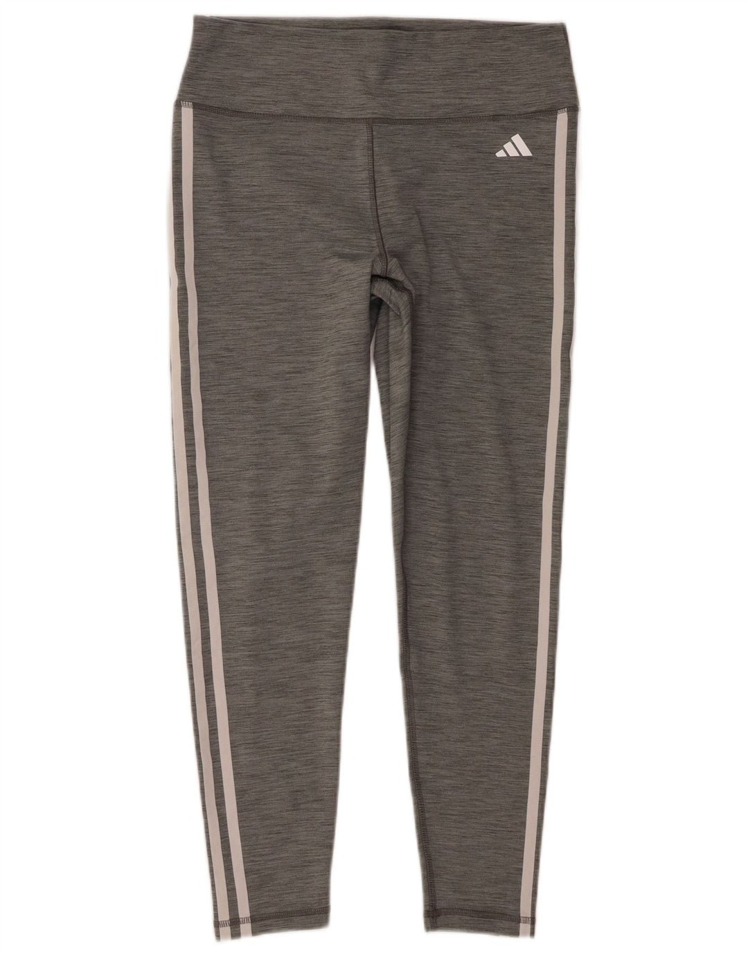 Adidas Womens Leggings UK 16/18 Large Grey Polyester