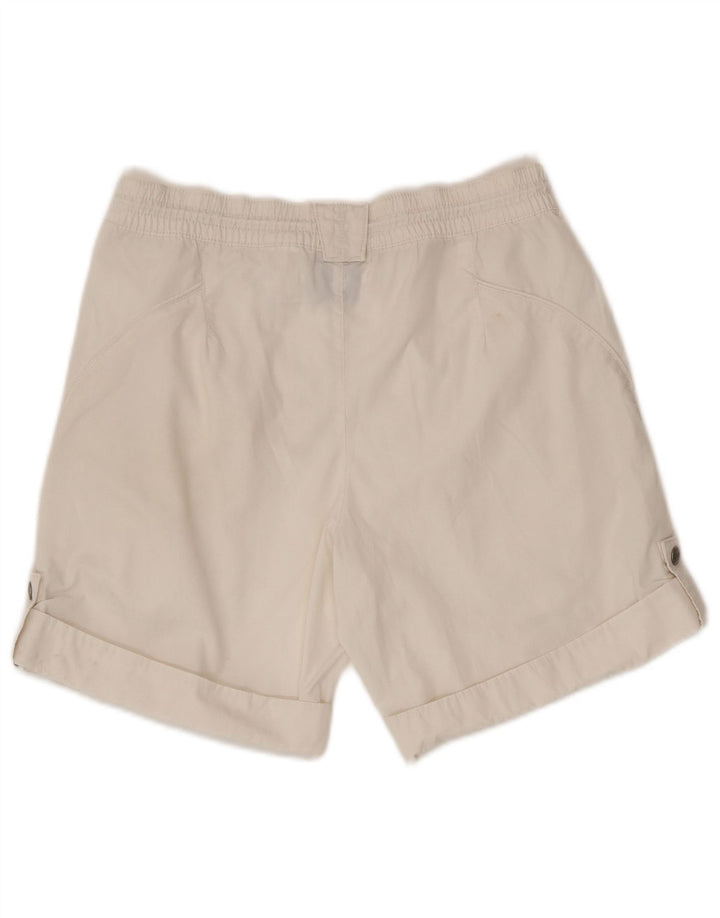 NIKE Womens Chino Shorts UK 10/12 Medium W28 White