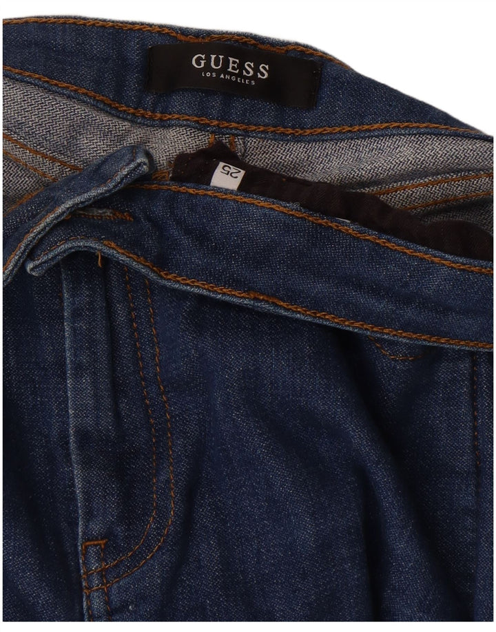 Guess Womens Bootcut Jeans W25 L32 Blue
