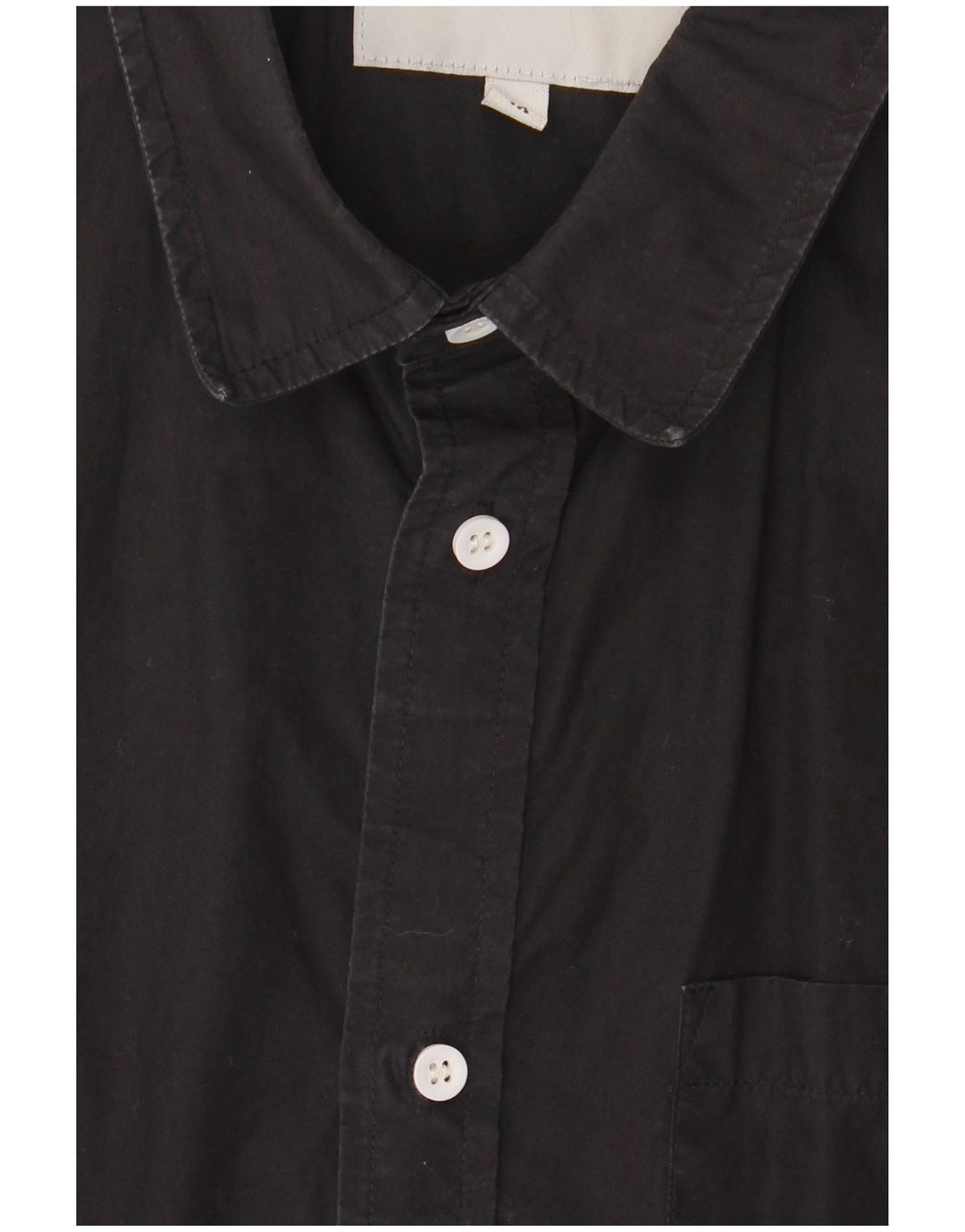Carhartt Kortærmet Herreskjorte Medium Sort Bomuld