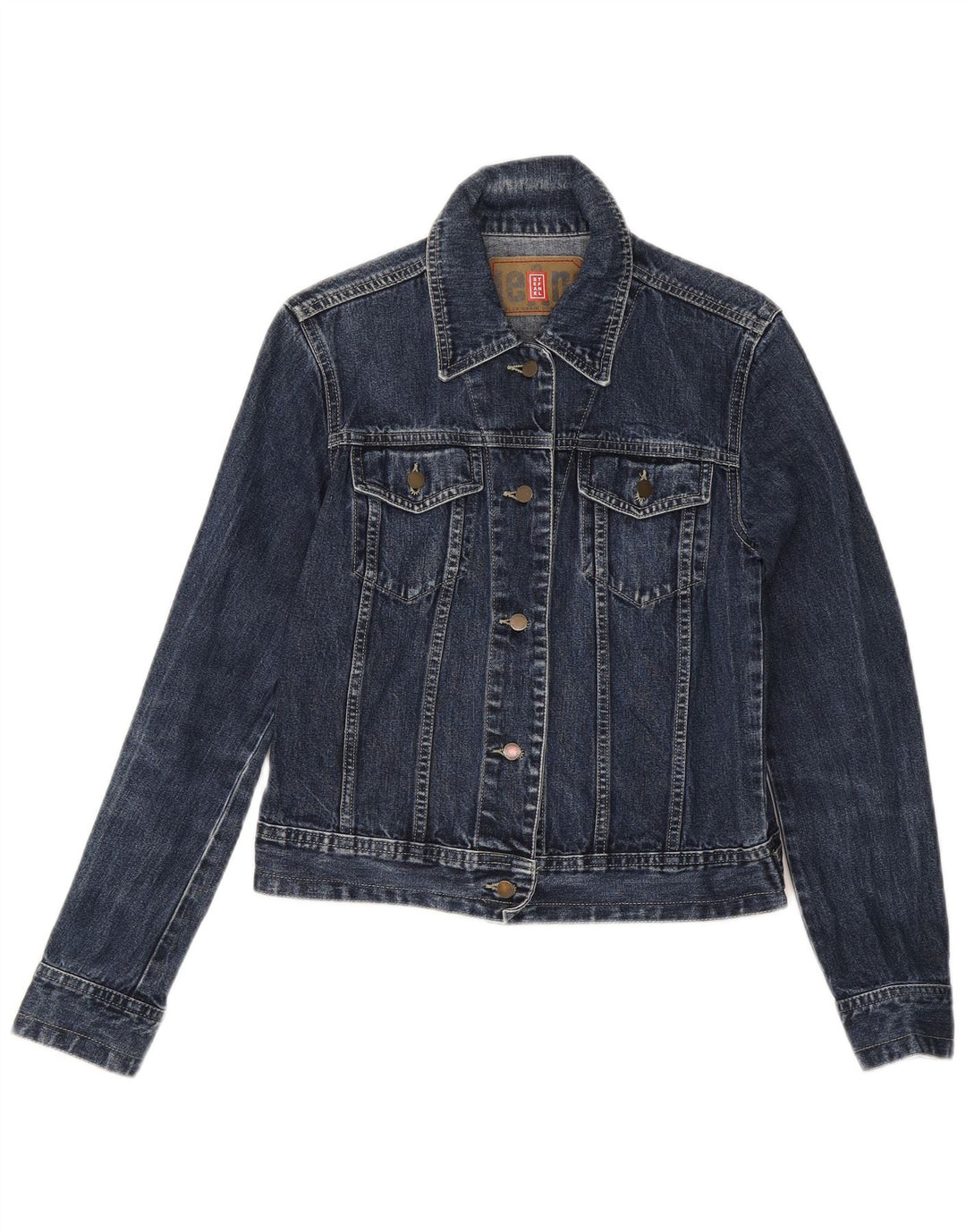 Damska kurtka jeansowa Stefanel Crop UK 12, średni granat