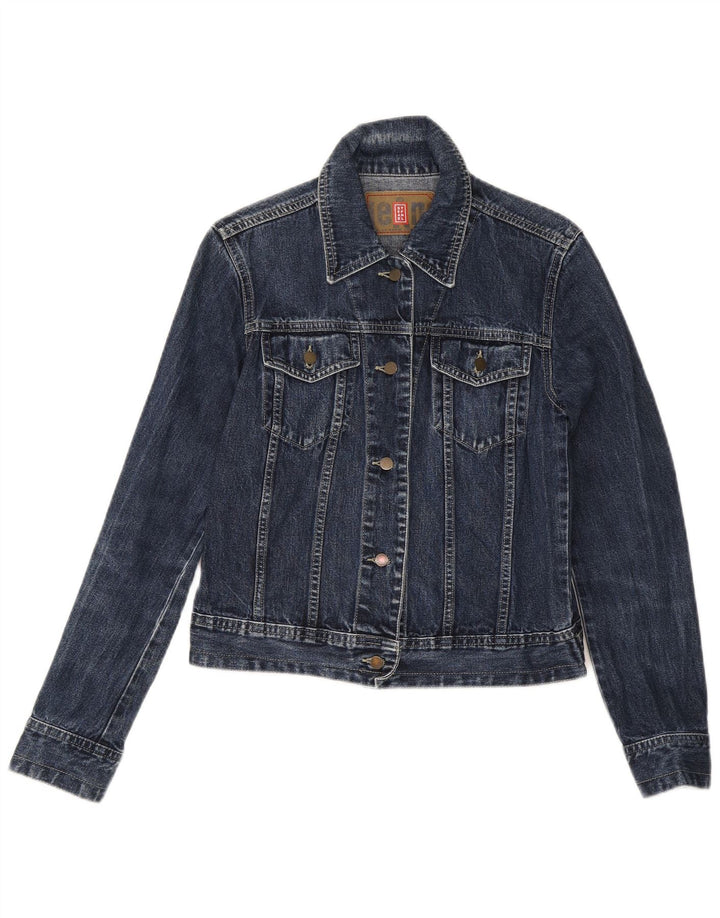 Damska kurtka jeansowa Stefanel Crop UK 12, średni granat