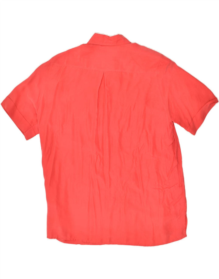 VINTAGE Womens Short Sleeve Shirt EU 38 Medium Red | Vintage Vintage | Thrift | Second-Hand Vintage | Used Clothing | Messina Hembry 