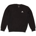 ADIDAS Mens Moletom Jumper Médio Algodão Preto