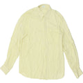 BENETTON Mens Slim Shirt XL Yellow Vintage Benetton and Second-Hand Benetton from Messina Hembry 