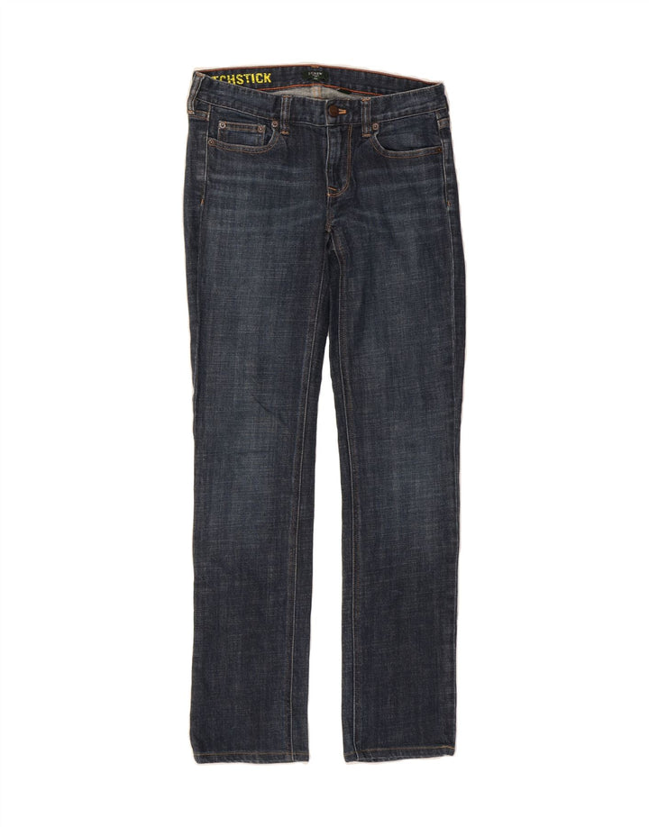J. CREW Womens Stretch Slim Jeans W26 L31 Navy Blue Cotton Vintage J. Crew and Second-Hand J. Crew from Messina Hembry 