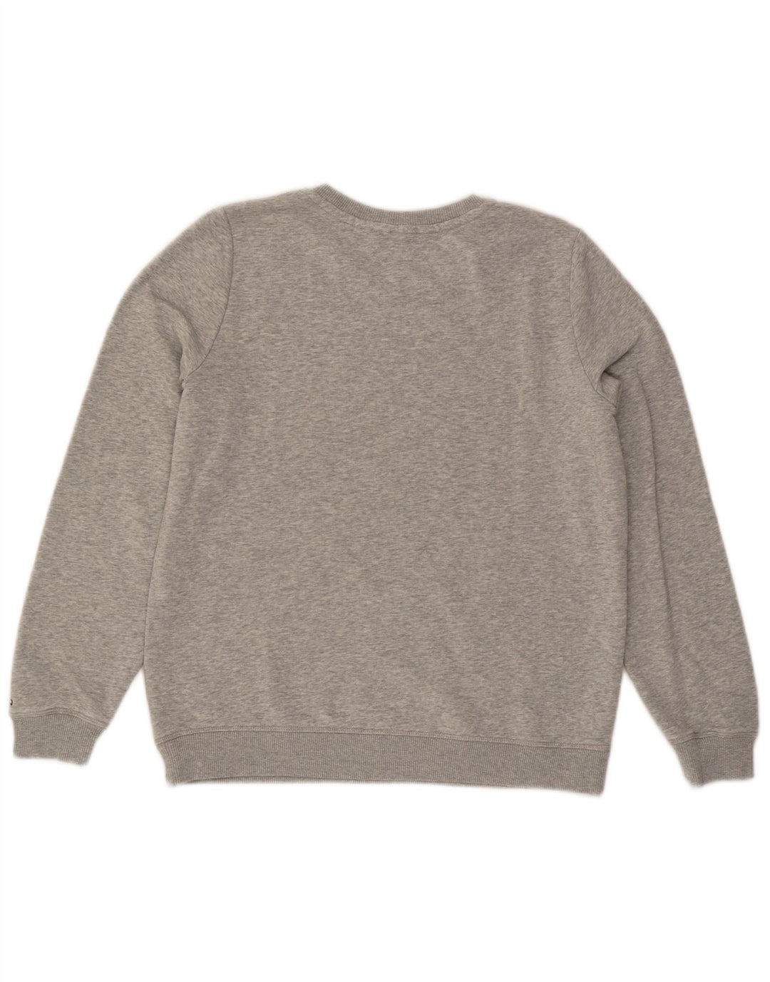 Tommy Hilfiger Womens Graphic Sweatshirt Jumper UK 16 Large Grey