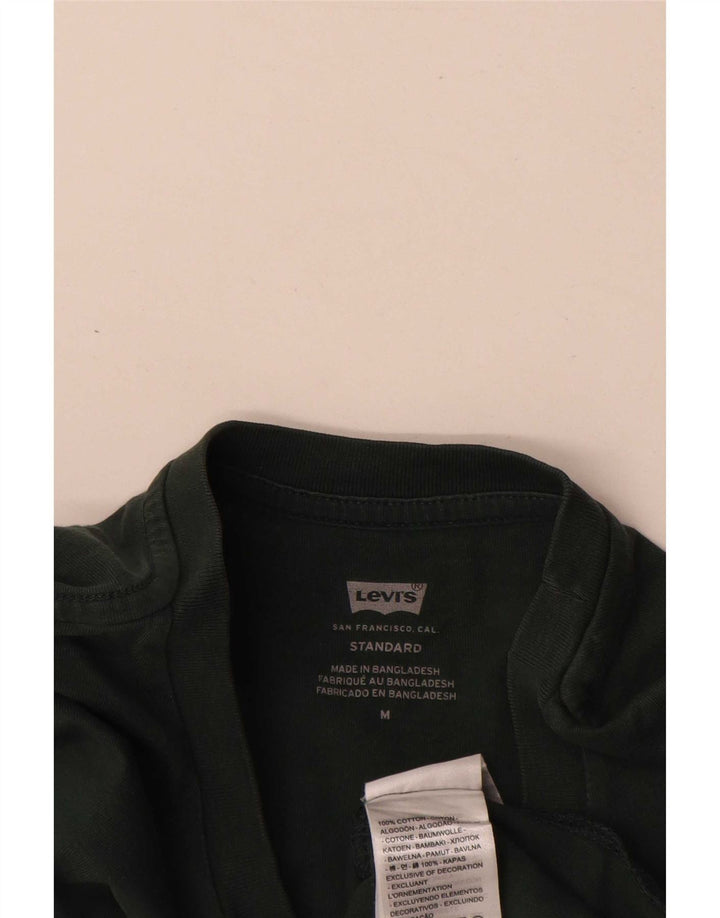 Camiseta masculina padrão Levi's Top médio algodão verde