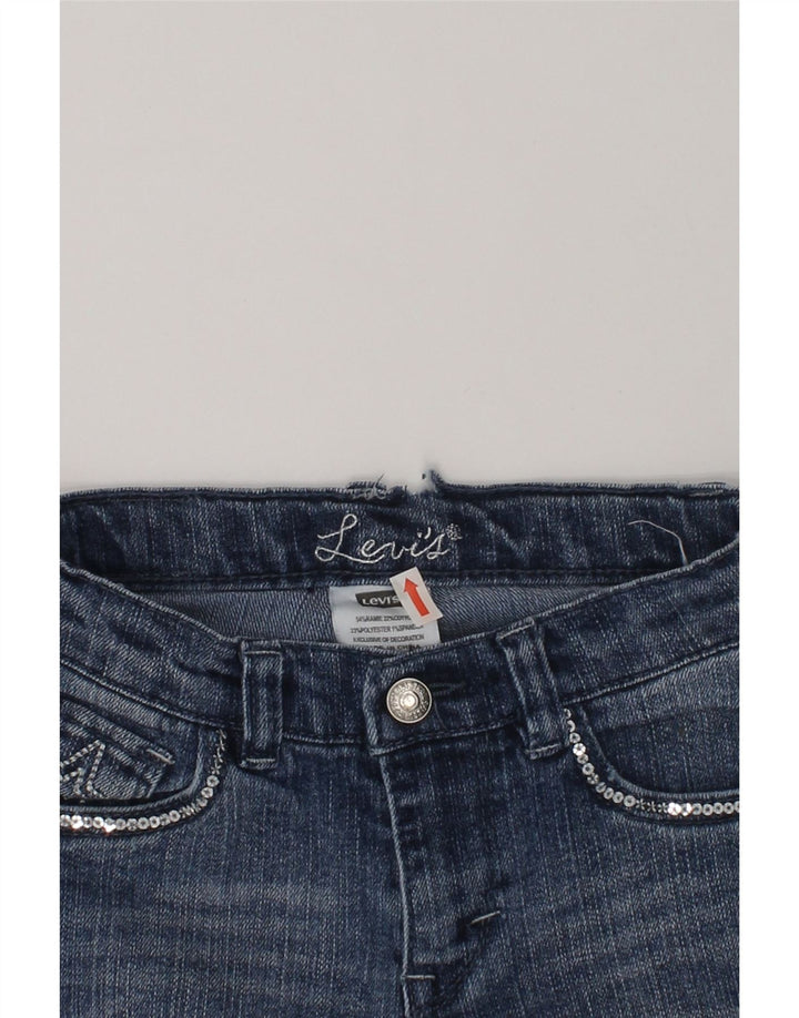 LEVI'S Girls Denim Shorts 5-6 Years W22  Blue Ramie | Vintage Levi's | Thrift | Second-Hand Levi's | Used Clothing | Messina Hembry 