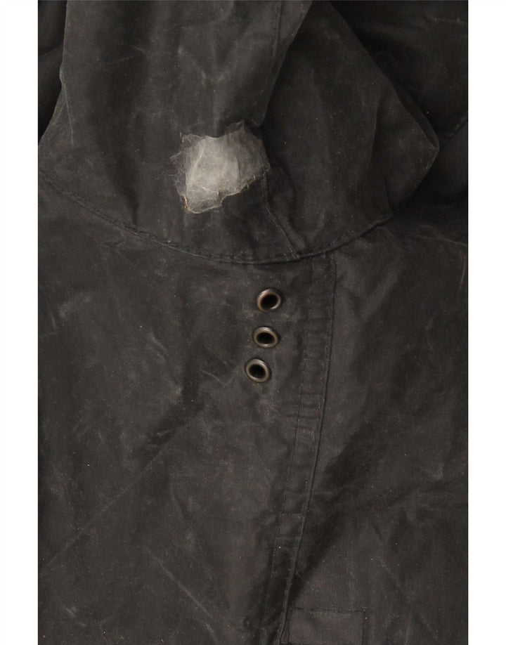 Barbour Mens Waxed Cotton Jacket EU 50 Medium Black