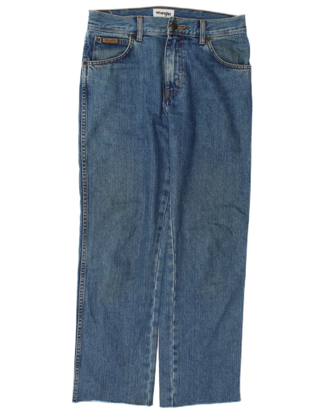 Wrangler Mens Texas Straight Jeans W30 L28 Blue Cotton