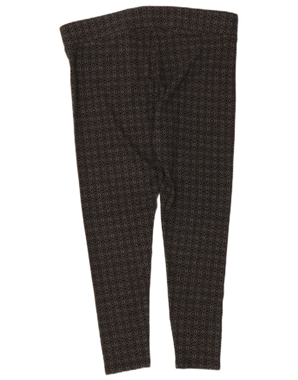 Leggings Capri pentru femei Marks & Spencer UK 16, mare, gri, poliester geometric
