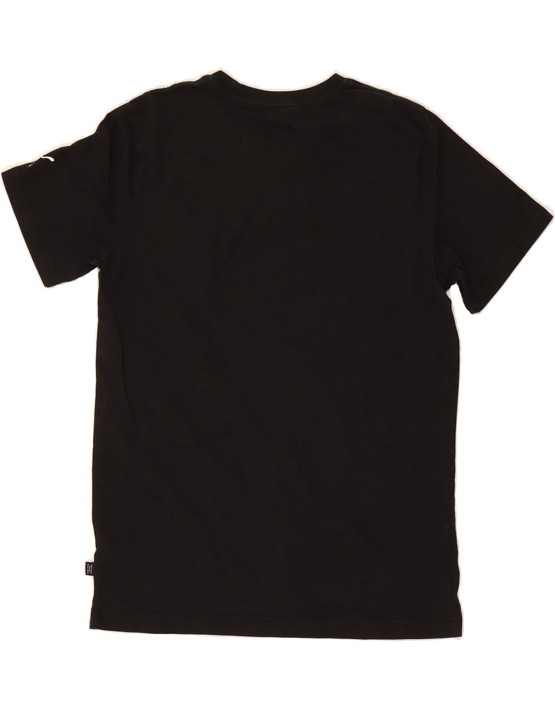 PUMA Mens Graphic T-Shirt Top Medium Black Cotton Vintage Puma and Second-Hand Puma from Messina Hembry 