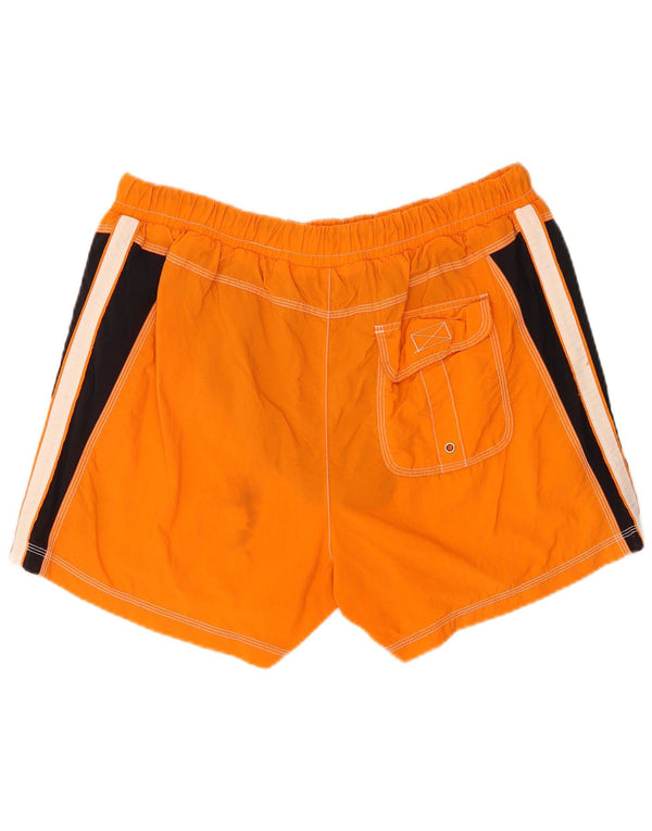 Shorts de natação masculinos Diadora Regular 2XL laranja Colourblock poliamida