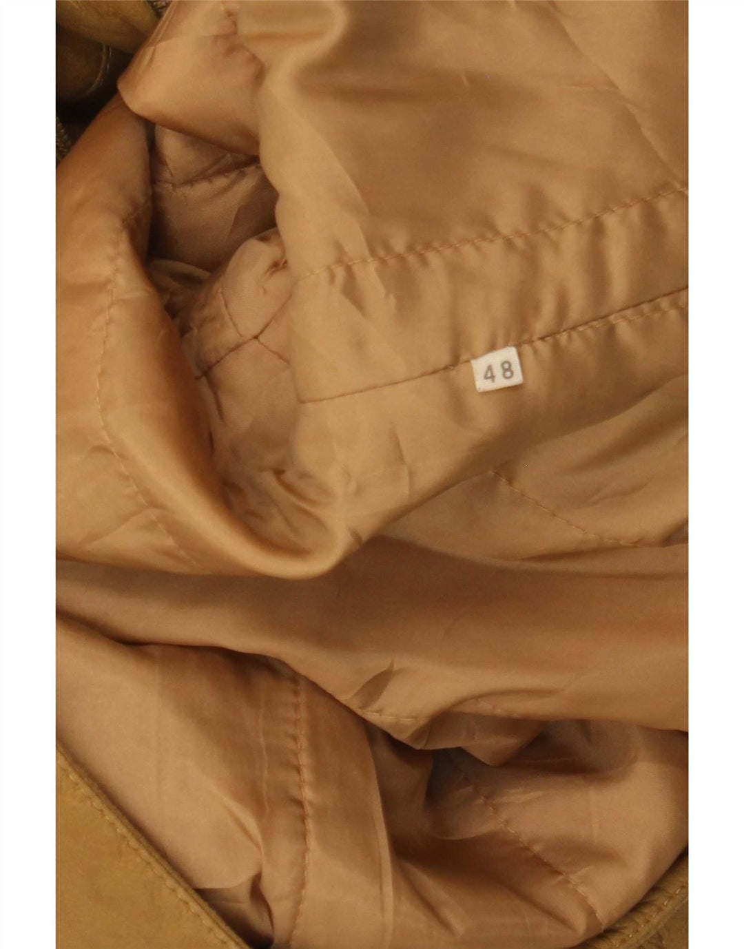 Vintage Ανδρικό Δερμάτινο Μπουφάν IT 48 Medium Beige