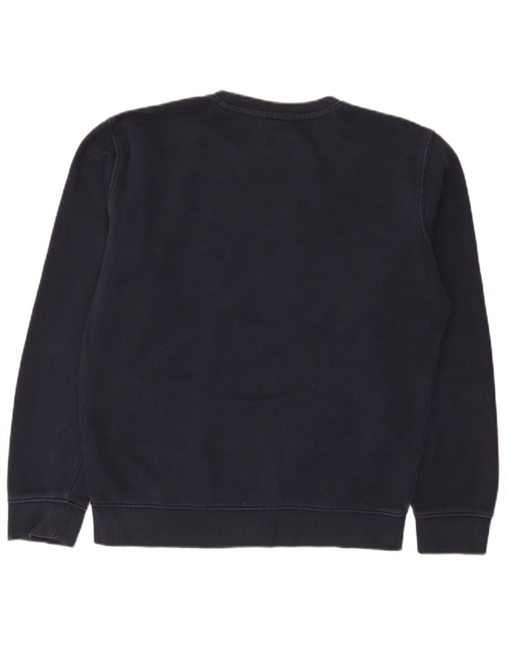 Champion Mens Sweatshirt Jumper Medium Navy Blue Cotton