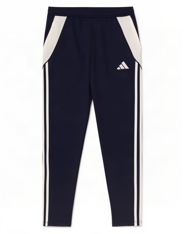 Ανδρικό παντελόνι αθλητικής φόρμας Adidas Aeroready Medium Navy Blue Colourblock
