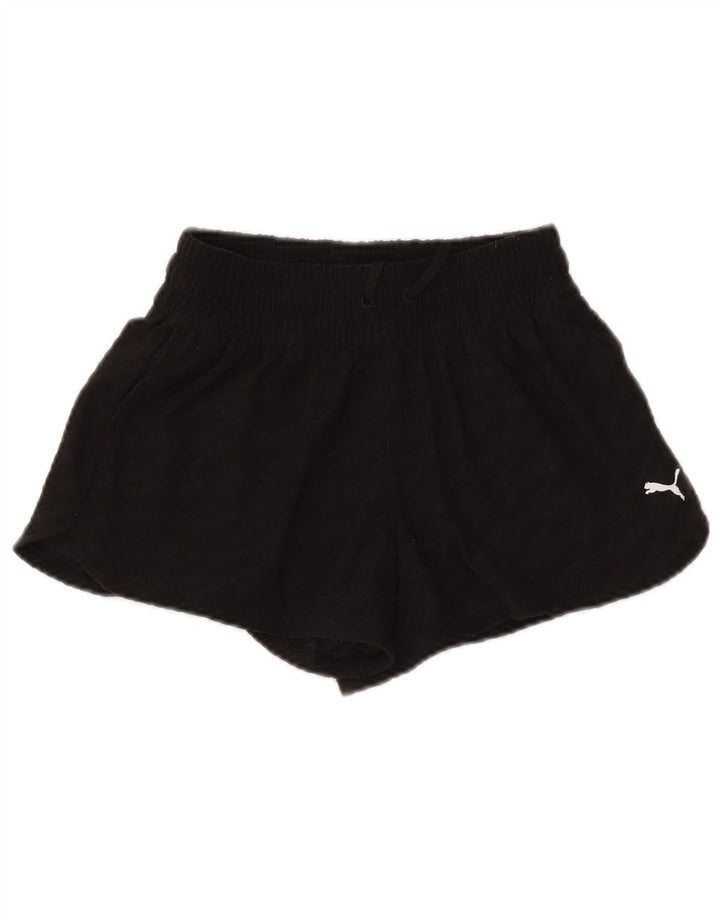 Puma Damen Sportshorts UK 10 Small Schwarz Polyester