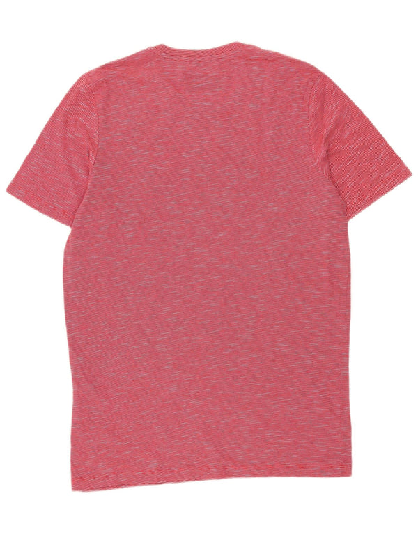 Jack & Jones T-shirt grafica da uomo Top grande cotone gessato rosso