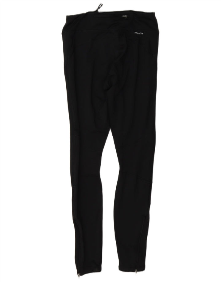 Damskie legginsy Nike Dri Fit UK 8, małe, czarne, poliestrowe