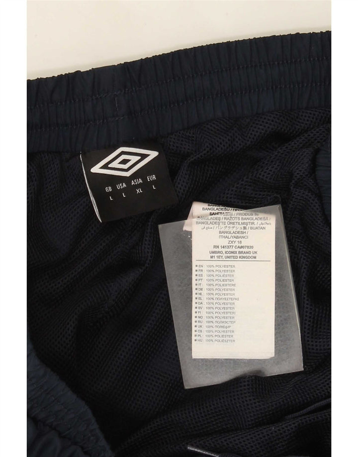 Umbro Herren-Trainingshose, Jogginghose, groß, marineblau, Polyester