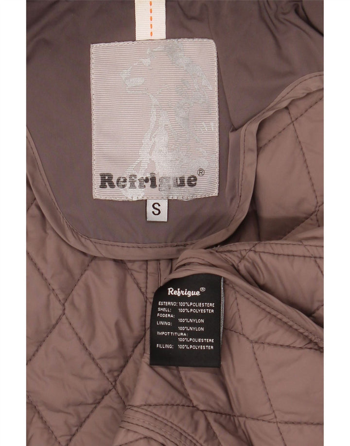 Женская стеганая куртка Refrigiwear UK 10, маленький серый полиэстер