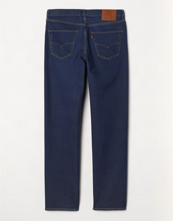 Levi's Mens 501 Straight Jeans W32 L32 Navy Blue Cotton