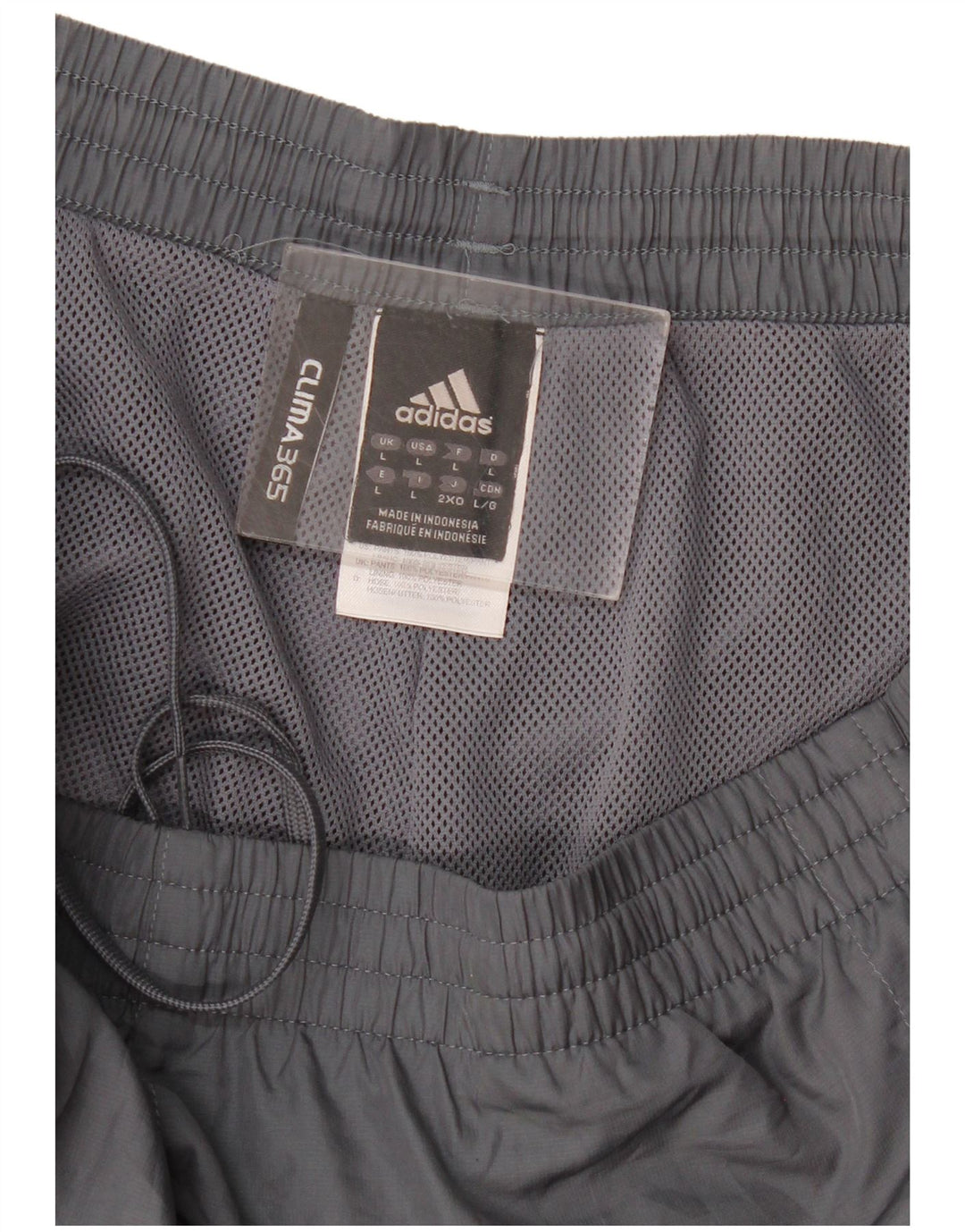 Adidas Mens Clima 365 Waterproof Trousers Large Grey Polyester