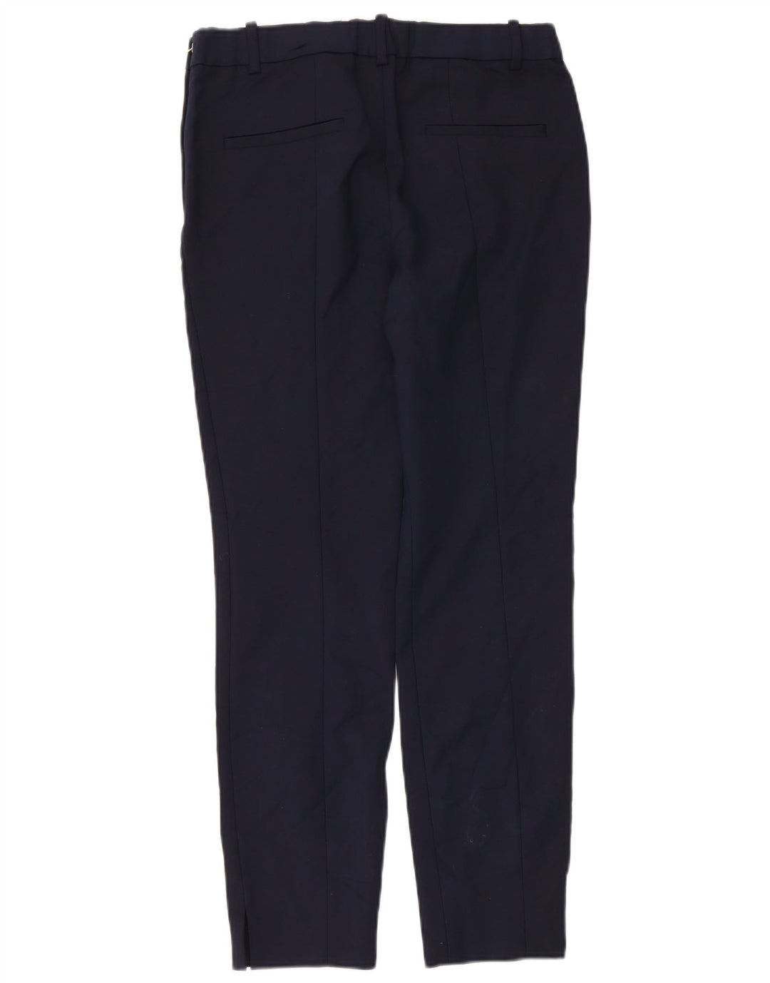 Zara Womens Slim Casual Trousers Medium W30 L27 Navy Blue