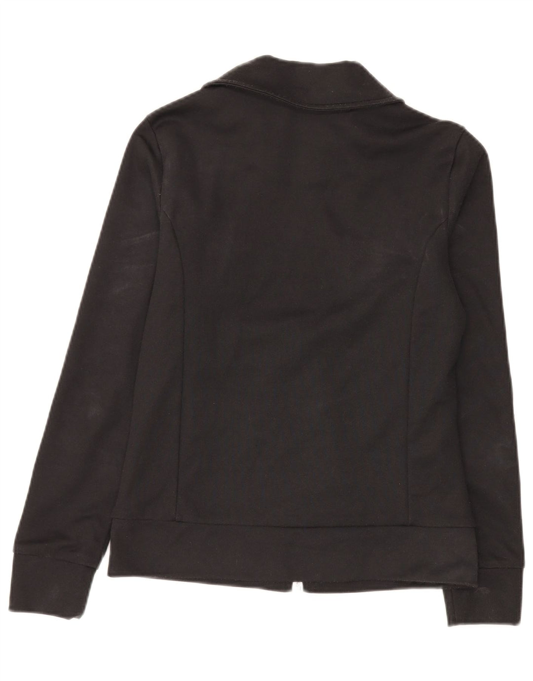 Giacca da ginnastica da donna Adidas UK 8 piccola in cotone nero