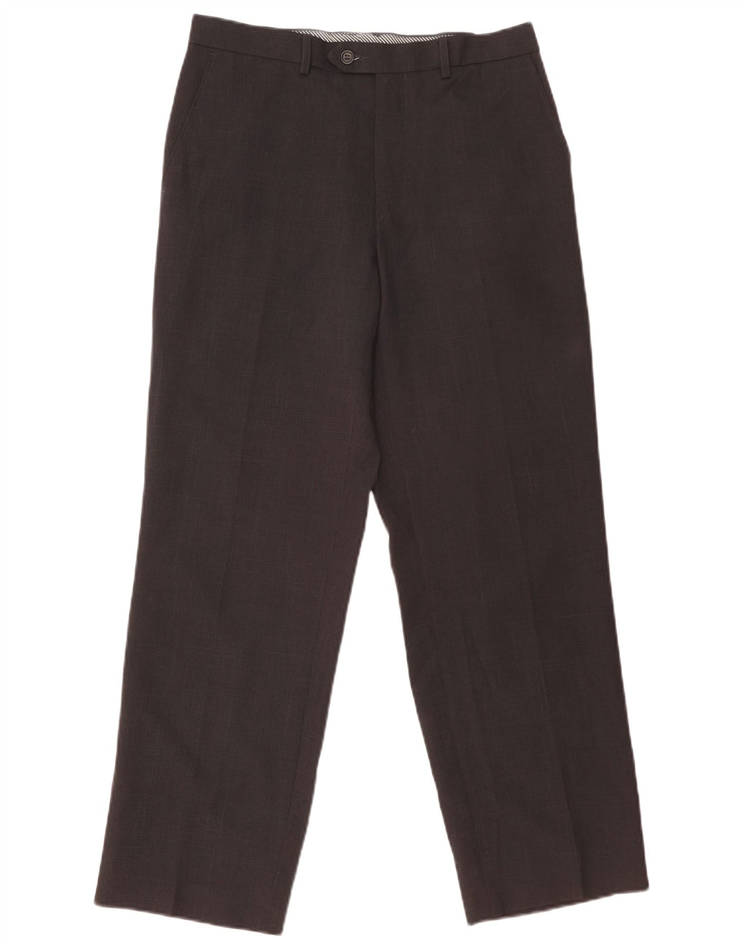 Marks & Spencer Pantalon de costume droit pour homme W34 L31 Noir