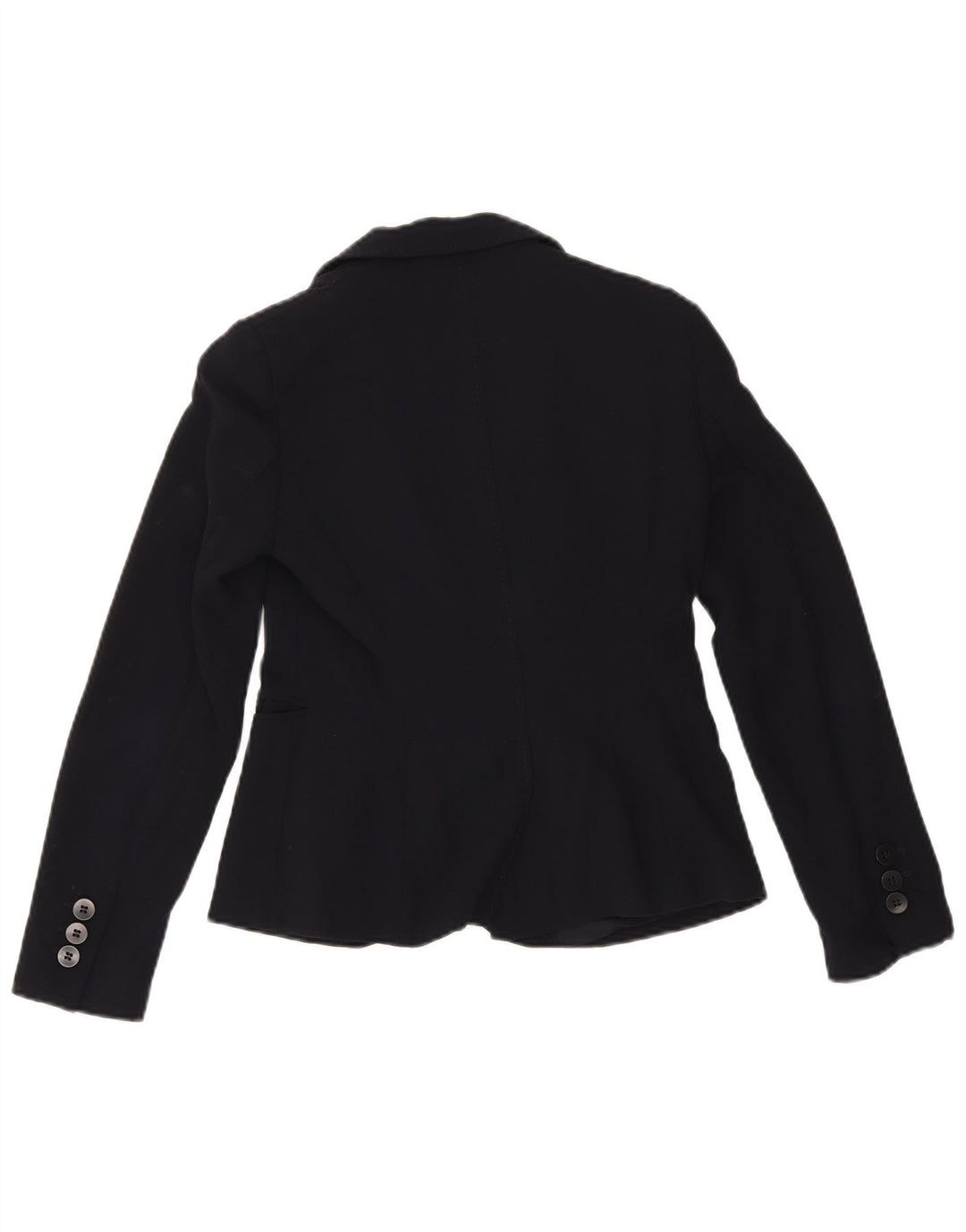 Emporio Armani Womens 2 Button Blazer Jacket UK 8 Small Navy Blue