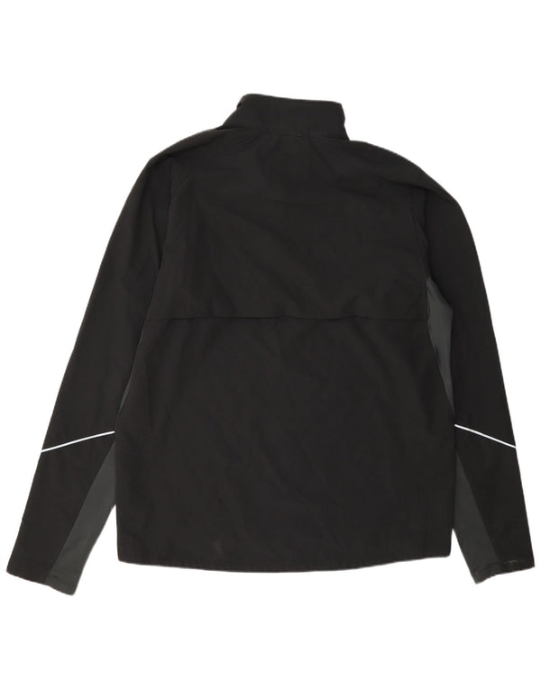 The North Face Haut de survêtement à col zippé pour hommes, grand color block noir