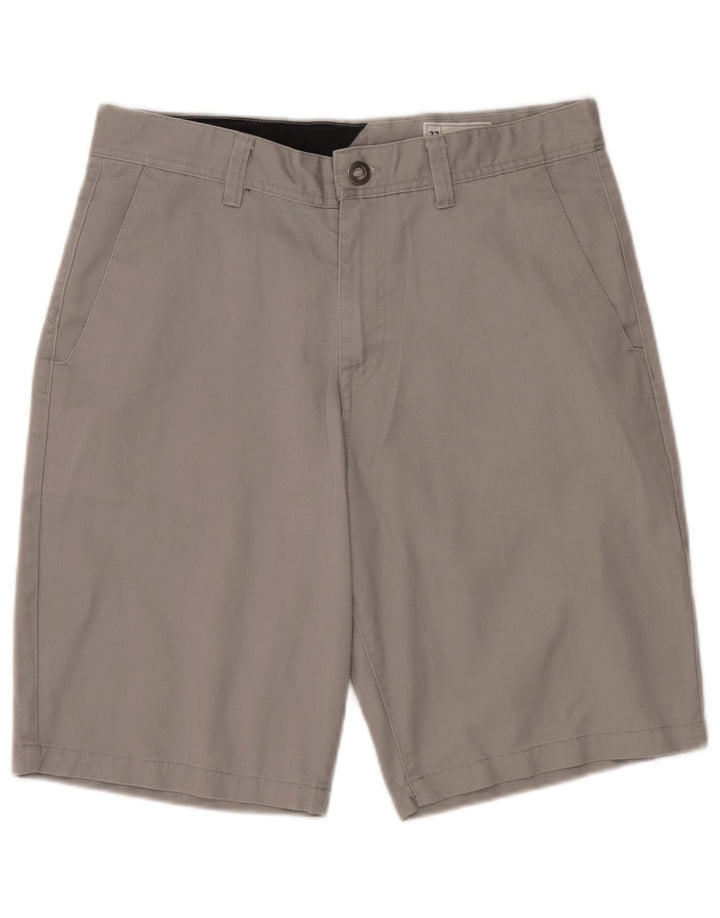 Volcom Herre Chino Shorts W32 Medium Grey Polyester