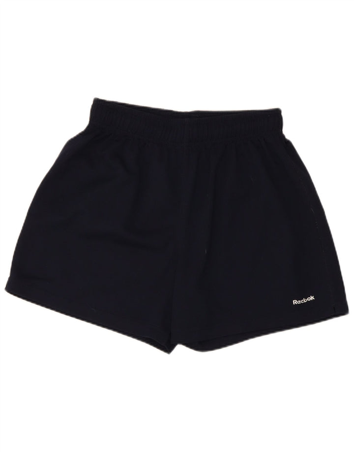 Reebok Mens Sport Shorts Small Navy Blue Polyester