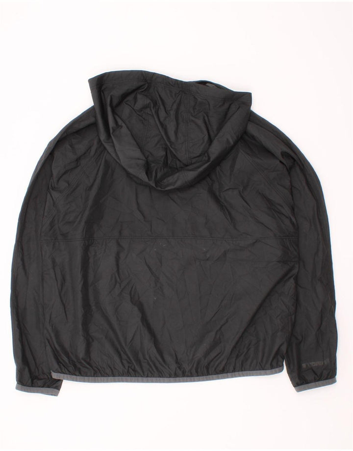 Giacca antipioggia Under Armour da bambino, anorak con cappuccio, 7-8 anni, piccola in poliestere nero
