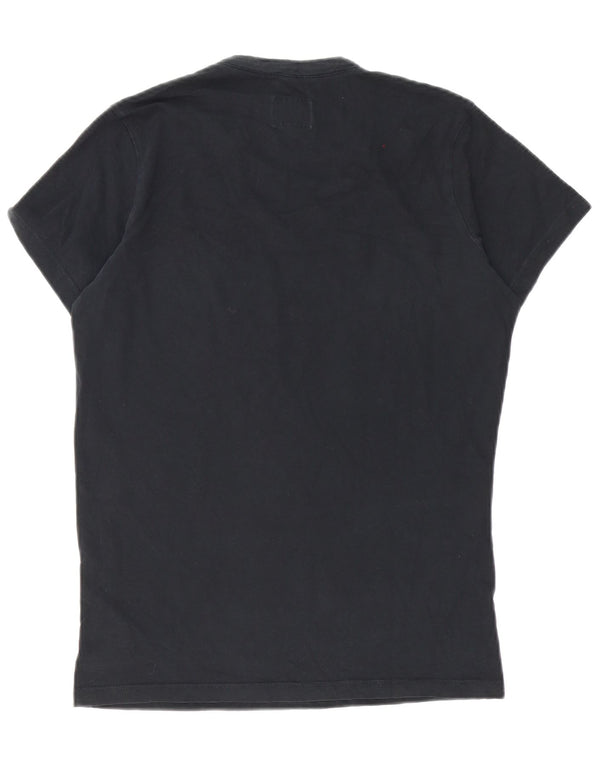 Diesel Hombre Camiseta Top Small Algodón Negro