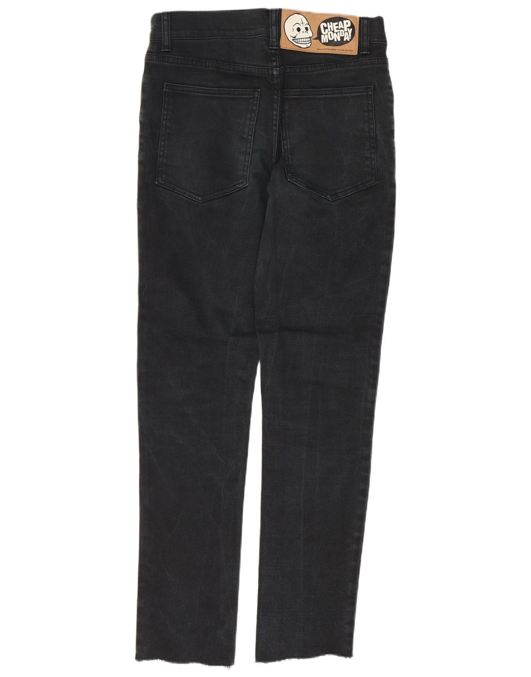 Cheap Monday Womens Slim Jeans W27 L28 Black Cotton