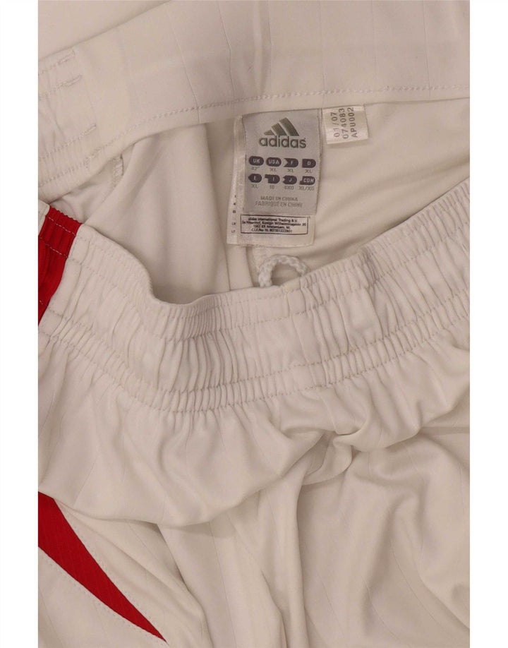 Ανδρικό αθλητικό σορτς Adidas XL Λευκό πολυεστέρα