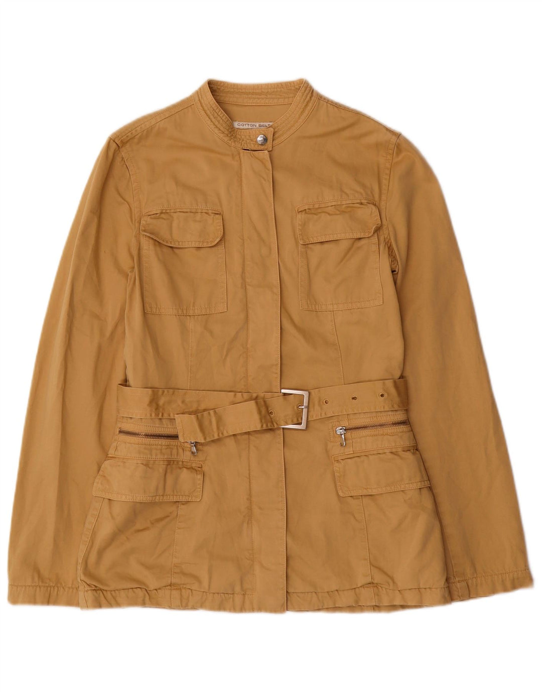Veste utilitaire pour femme avec ceinture en coton UK 10 Small Beige