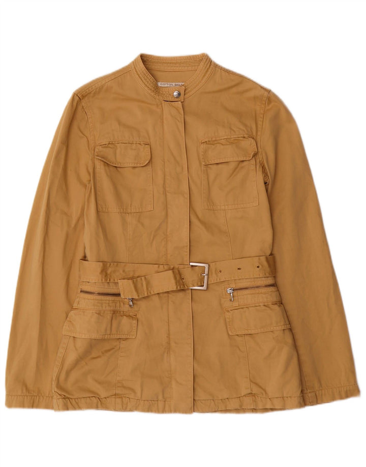 Veste utilitaire pour femme avec ceinture en coton UK 10 Small Beige