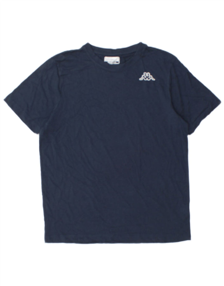T-shirt uomo Kappa Top medio blu navy in cotone