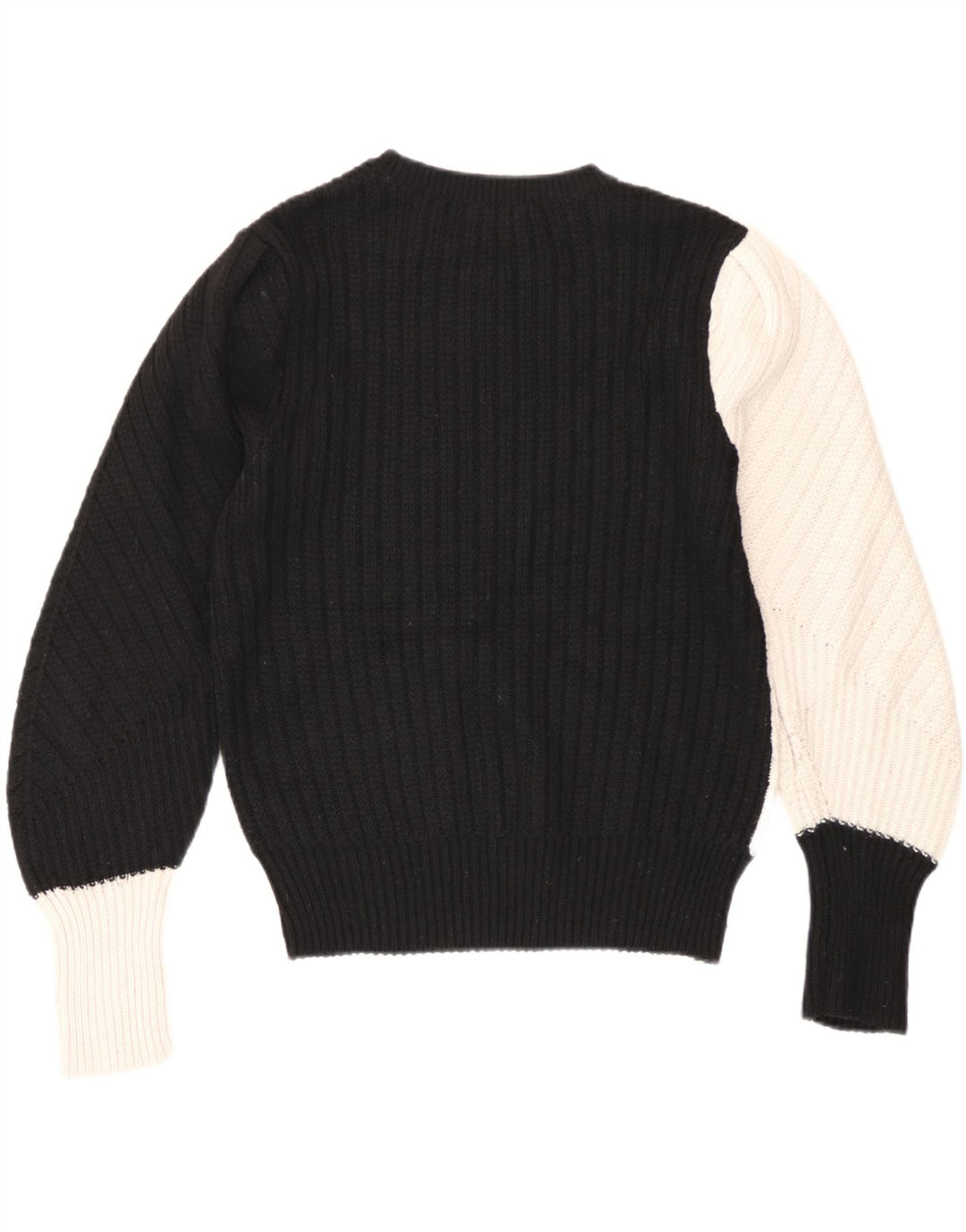 Marks & Spencer Womens Crew Neck Jumper Sweater UK 12 Medium Black